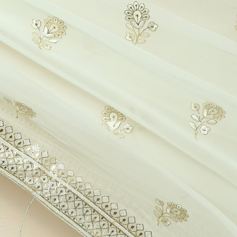 Pure Chiffon Jacquard-FBEM0000849 - Tasneem Fabrics
