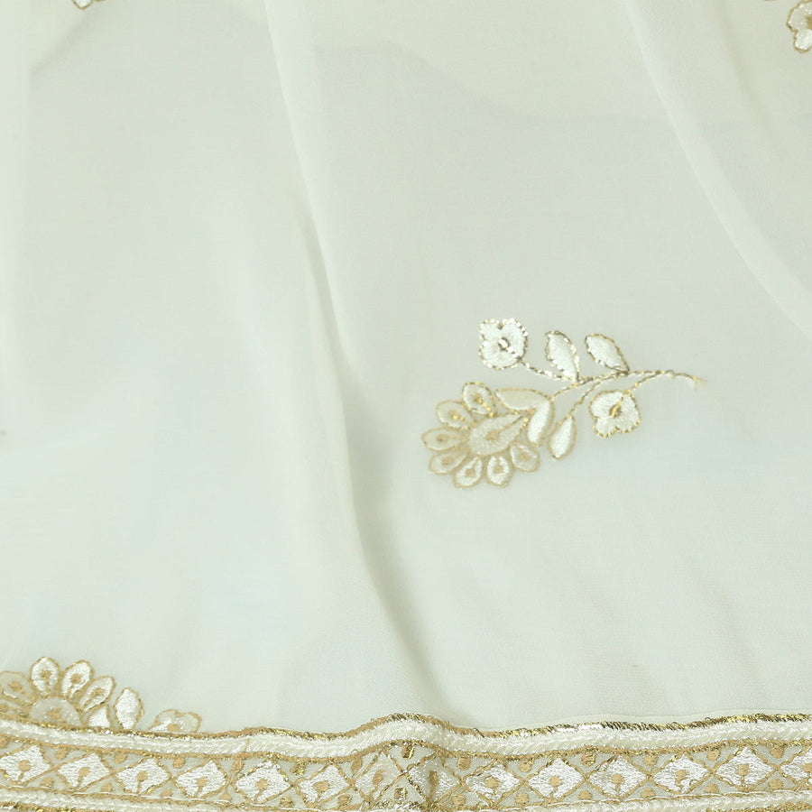 Pure Chiffon Jacquard-FBEM0000849 - Tasneem Fabrics