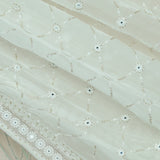 Pure Organza Jacquard-FBEM0000807 - Tasneem Fabrics