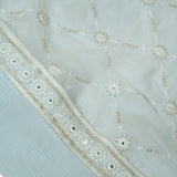 Pure Organza Jacquard-FBEM0000807 - Tasneem Fabrics