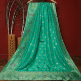 Tasneem Fabrics Women's Pure Silk Jacquard Dupatta - FBDY0002578