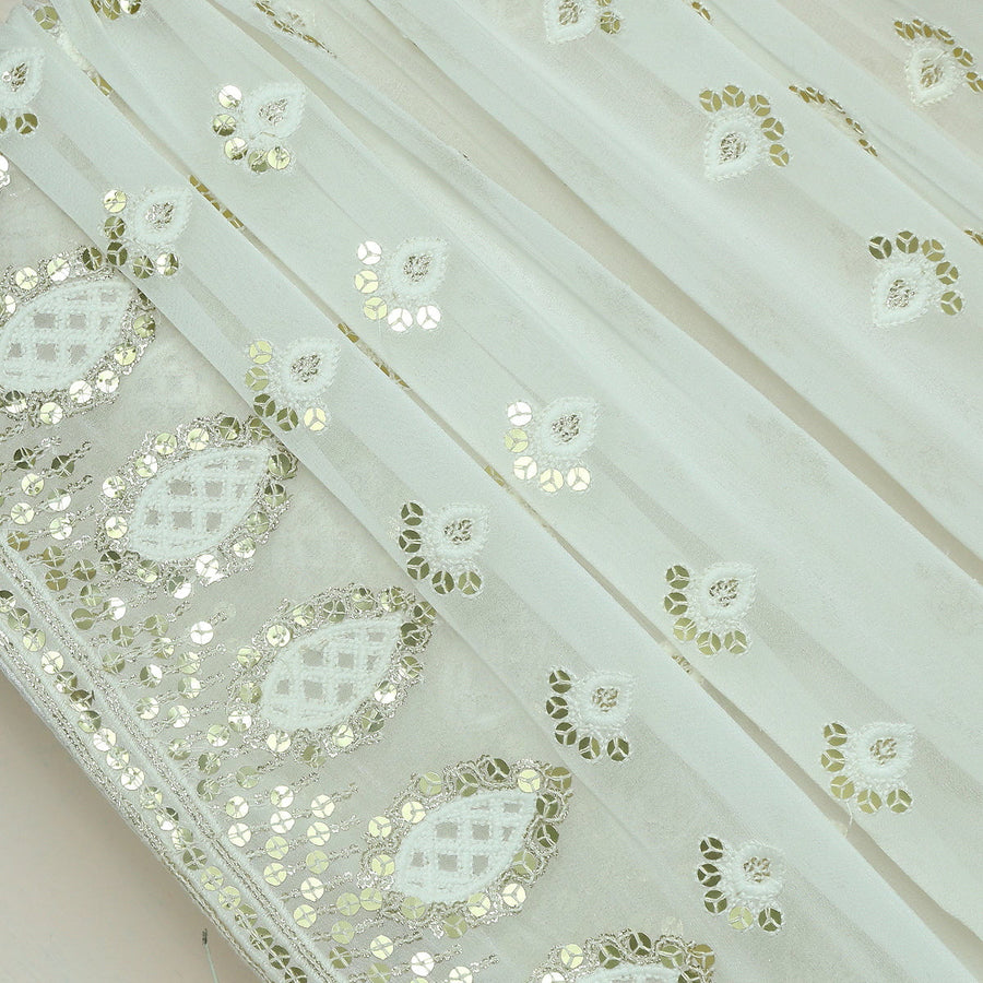 Pure Chiffon Jacquard-FBEM0000850 - Tasneem Fabrics