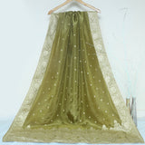 Tasneem Fabrics Women's Pure Chiffon Jacquard Dupatta - FBDY0002975