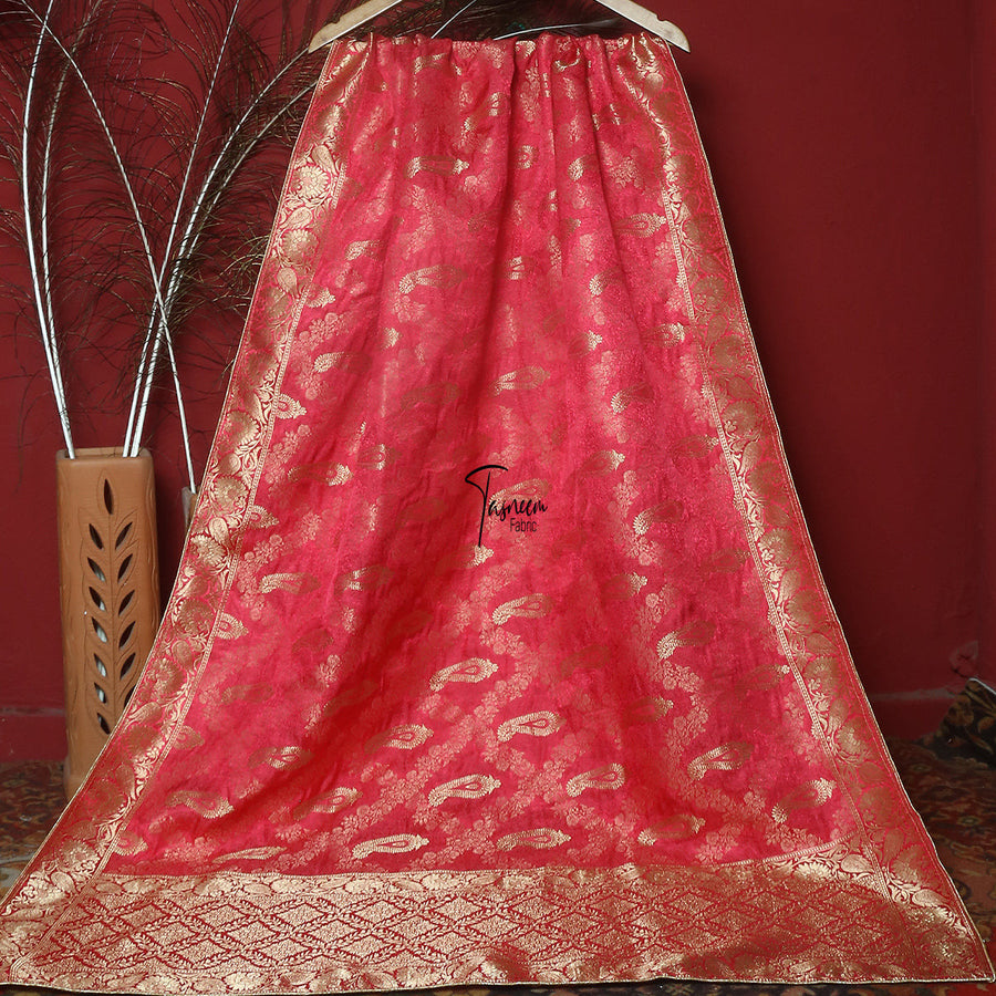 FBDY0002592-Pure Gaji Silk Jacquard - Tasneem Fabrics