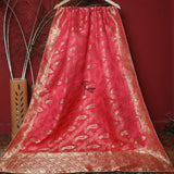 Tasneem Fabrics Women's Pure Gaji Silk Jacquard Dupatta - FBDY0002592