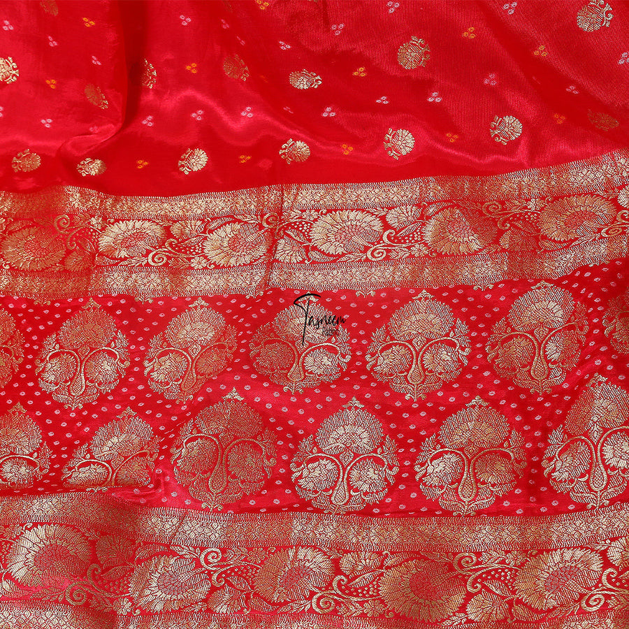 Tasneem Fabrics Women's Pure Gaji Silk Jacquard Dupatta - FBDY0002728