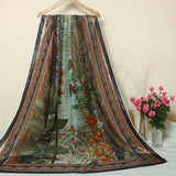 Tasneem Fabrics Women's Pure Printed Monark Dupatta - MDPR0001559