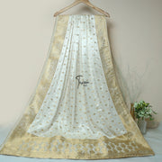 Tasneem Fabrics Women's Pure Gaji Silk Jacquard Dupatta - FBDY0003032