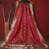 Tasneem Fabrics Women's Pure Gaji Silk Jacquard Dupatta - FBDY0002640