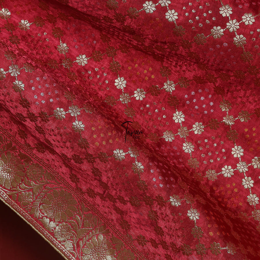 FBDY0002640-Pure Gaji Silk Jacquard - Tasneem Fabrics