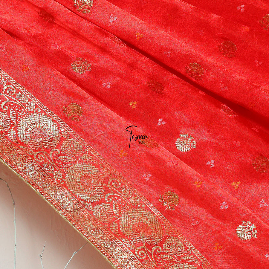 Tasneem Fabrics Women's Pure Gaji Silk Jacquard Dupatta - FBDY0002726