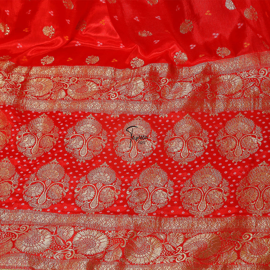 Tasneem Fabrics Women's Pure Gaji Silk Jacquard Dupatta - FBDY0002726