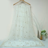 Tasneem Fabrics Women's Pure Organza Jacquard Dupatta - FBEM0000821