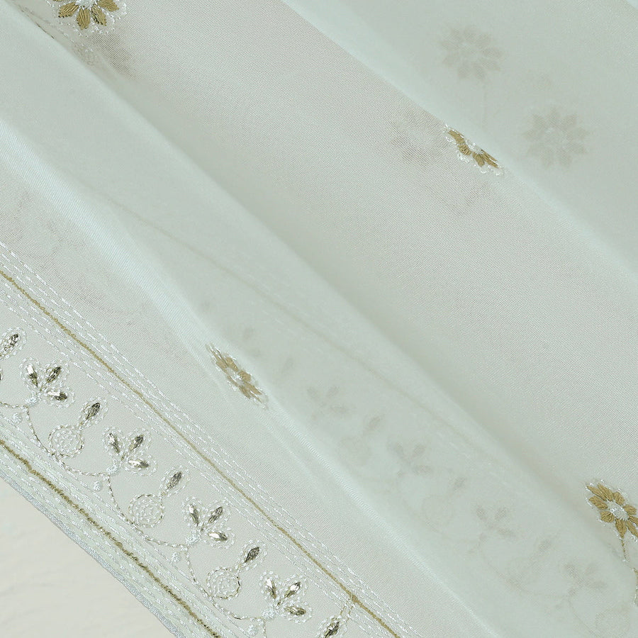Pure Organza Jacquard-FBEM0000821 - Tasneem Fabrics