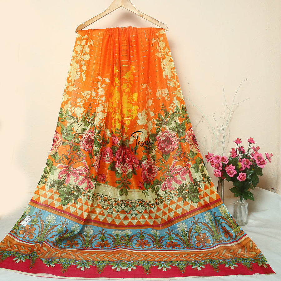Tasneem Fabrics Women's Pure Printed Monark Dupatta - MDPR0001548