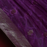 FBDY0002585-Pure Gaji Silk Zari Jacq - Tasneem Fabrics