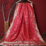 Tasneem Fabrics Women's Pure Gaji Silk Jacquard Dupatta - FBDY0002639