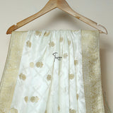 Tasneem Fabrics Women's Pure Gaji Silk Jacquard Dupatta - FBDY0003037