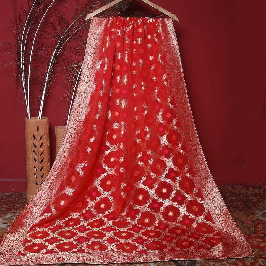 Pure Organza jacquard-FBDY0002740 - Tasneem Fabrics