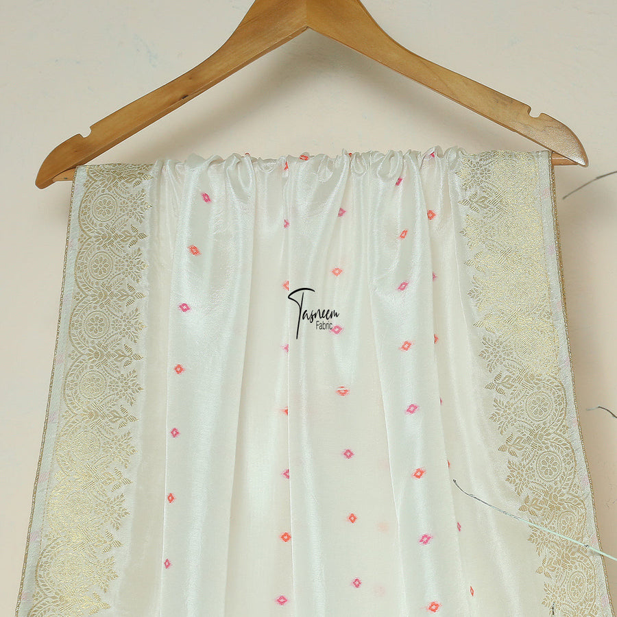 FBDY0002451-Pure Raw Silk Jacquard - Tasneem Fabrics