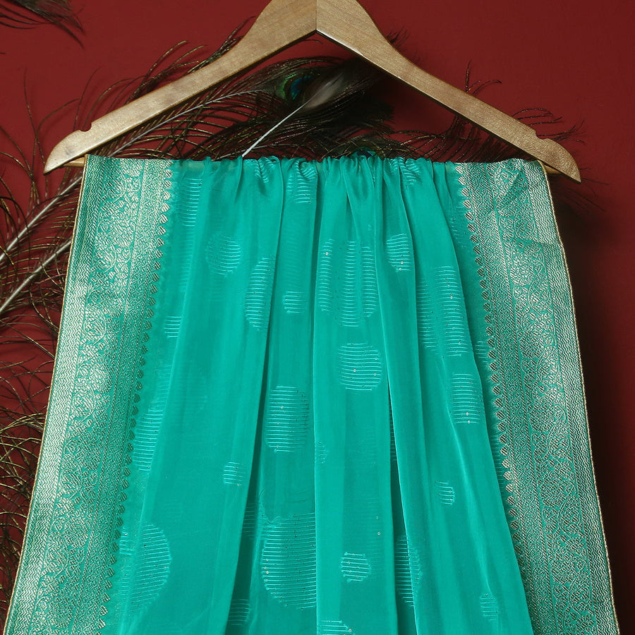 Pure Organza Jacquard-FBDY0002657 - Tasneem Fabrics