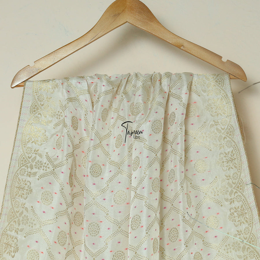 FBDY0002450-Pure Raw Silk Jacquard - Tasneem Fabrics