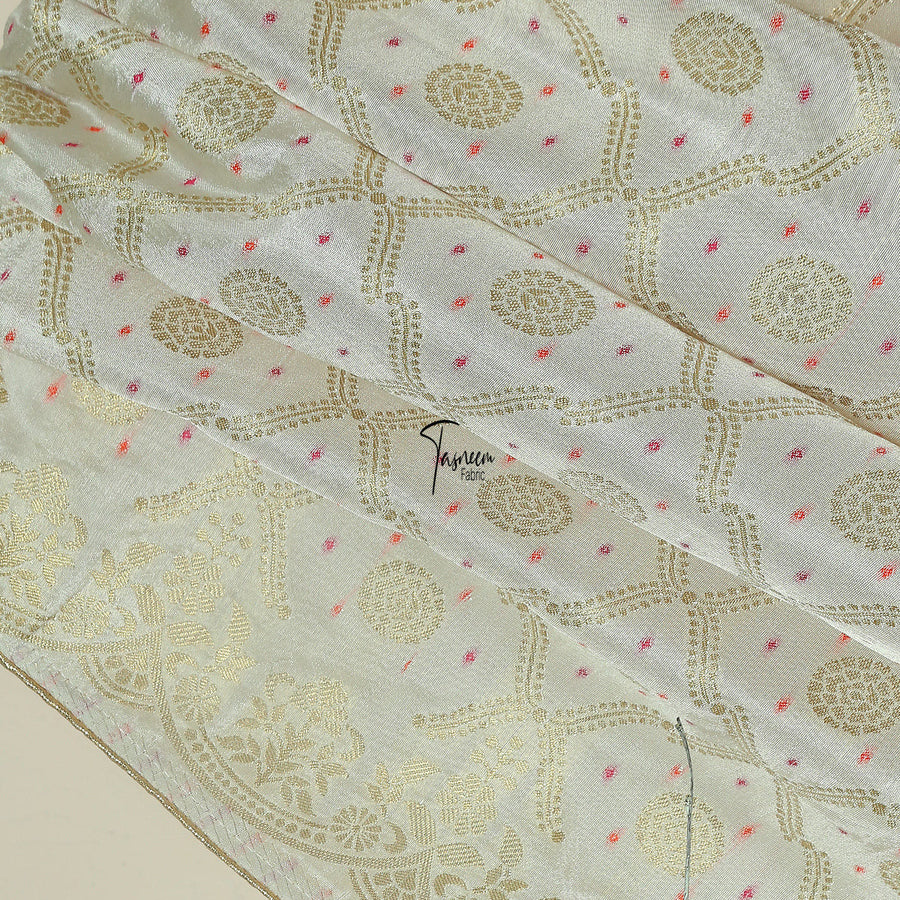 FBDY0002450-Pure Raw Silk Jacquard - Tasneem Fabrics