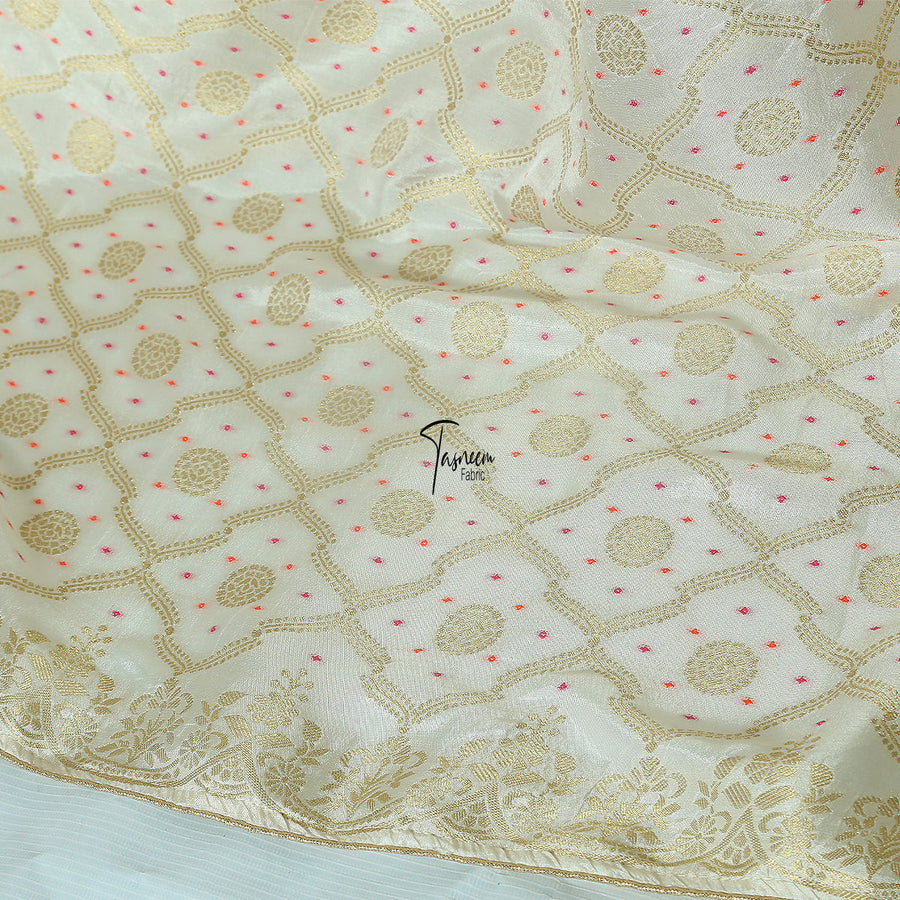 FBDY0002450-Pure Raw Silk Jacquard - Tasneem Fabrics