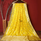 Tasneem Fabrics Women's Pure Gaji Silk Jacquard Dupatta - FBDY0002704