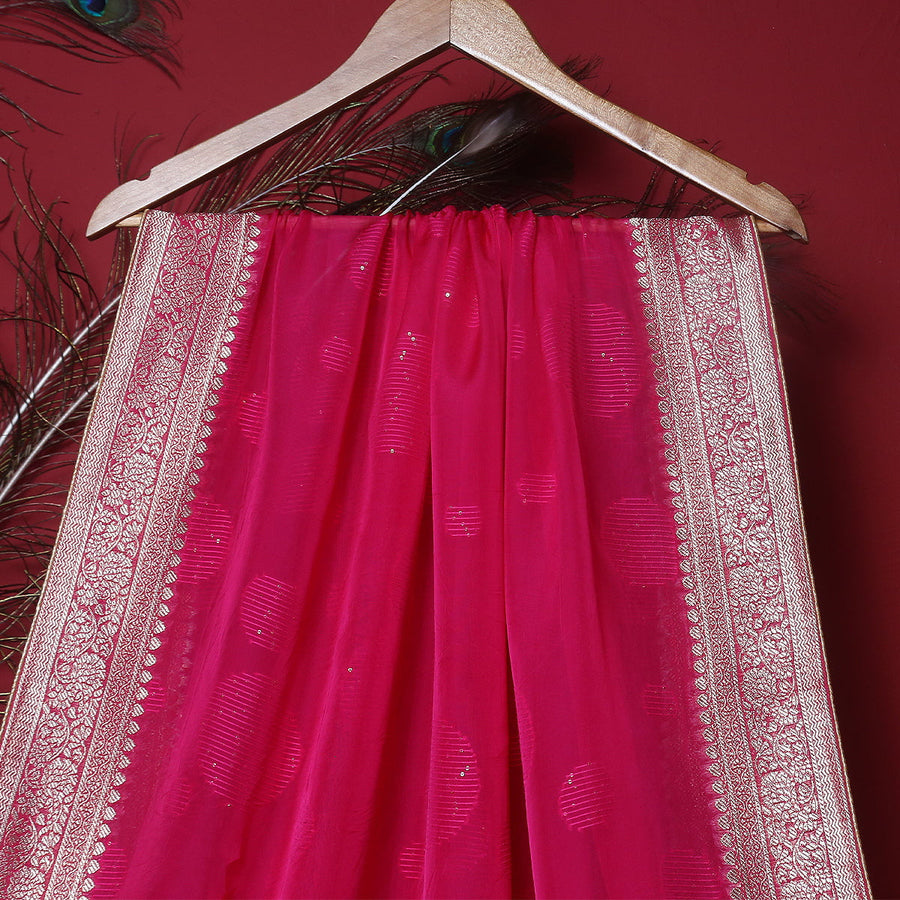 Pure Organza Jacquard-FBDY0002660 - Tasneem Fabrics