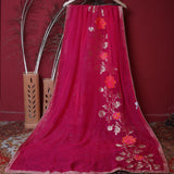 Tasneem Fabrics Women's Pure Organza Jacquard Dupatta - FBDY0002777