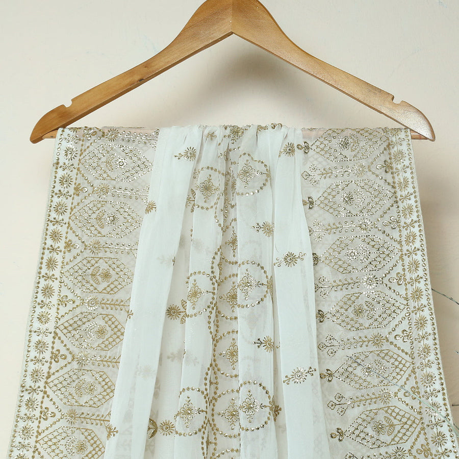 Pure Organza Jacquard-FBEM0000813 - Tasneem Fabrics