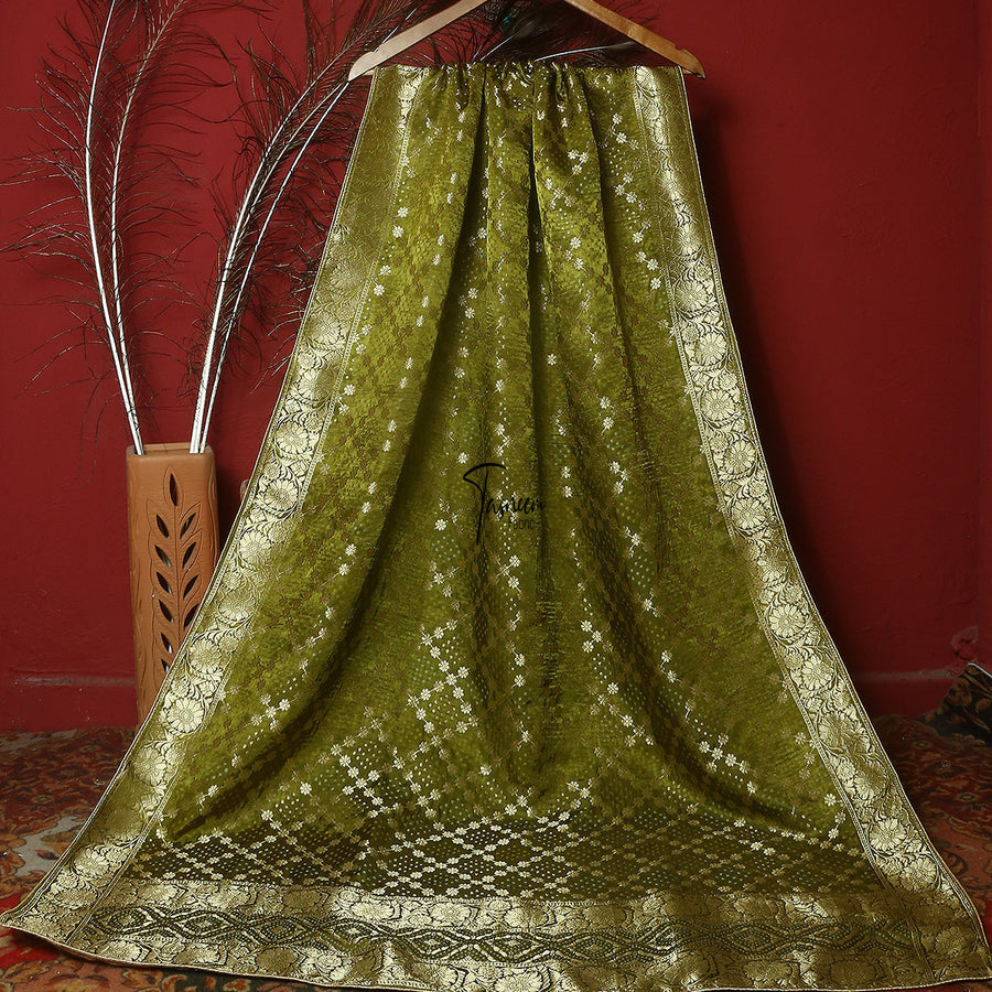 FBDY0002642-Pure Gaji Silk Jacquard - Tasneem Fabrics