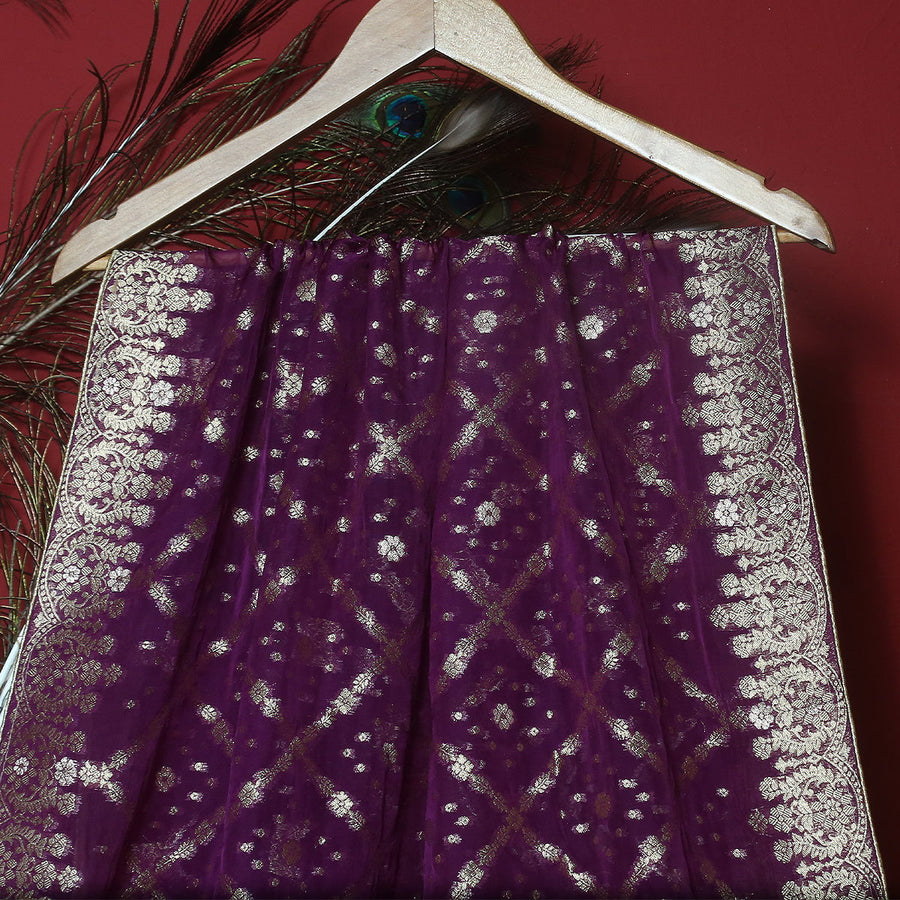 Pure Organza Jacquard-FBDY0002862 - Tasneem Fabrics