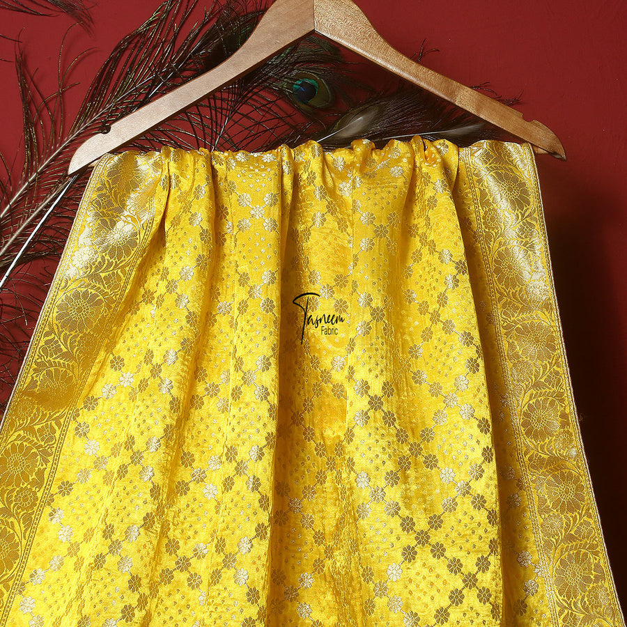 FBDY0002643-Pure Gaji Silk Jacquard - Tasneem Fabrics