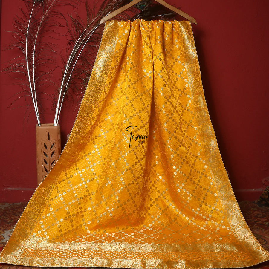 FBDY0002638-Pure Gaji Silk Jacquard - Tasneem Fabrics