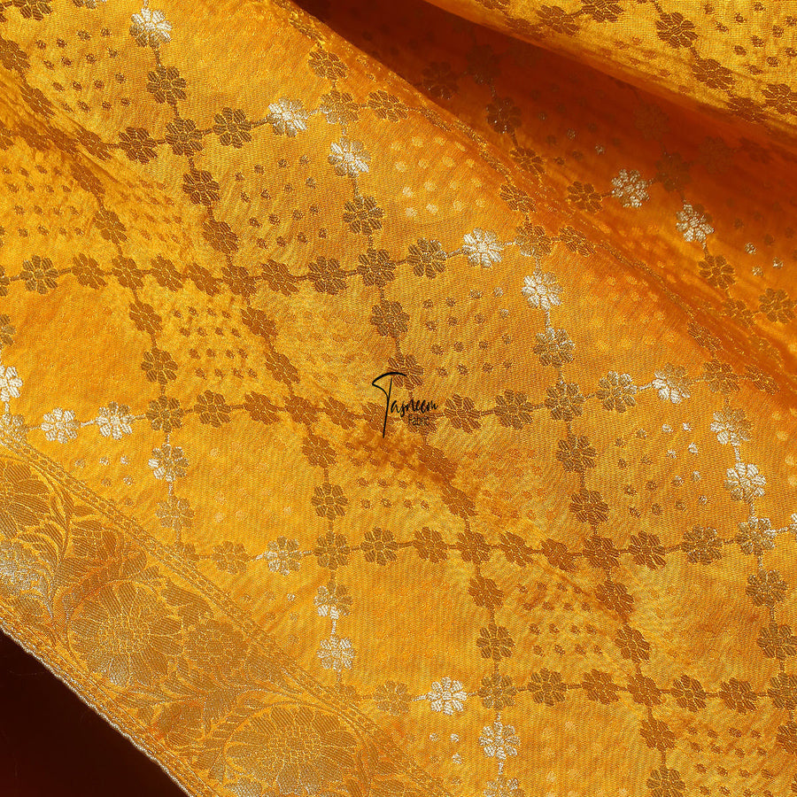 FBDY0002638-Pure Gaji Silk Jacquard - Tasneem Fabrics