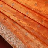 FBDY0002595-Pure Gaji Silk Jacq. Bandhni - Tasneem Fabrics