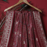 FBPR0002593-Pure Raw Silk Jacquard - Tasneem Fabrics