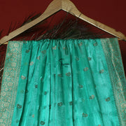 FBDY0002378-Pure Gaji Silk Jacq. Bandhni - Tasneem Fabrics