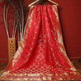 Tasneem Fabrics Women's Pure Gaji Silk Jacquard Dupatta - FBDY0002637