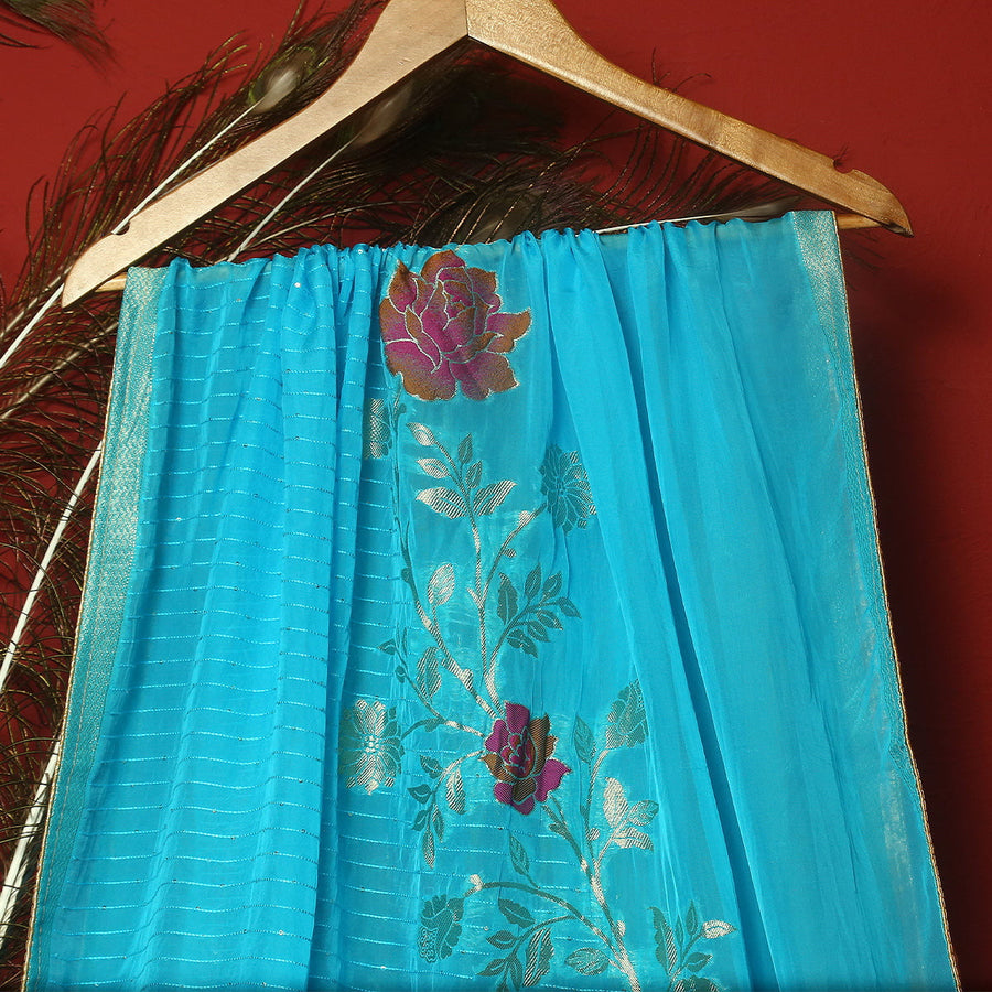 Pure Organza Jacquard-FBDY0002779 - Tasneem Fabrics