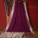 Tasneem Fabrics Women's Pure Organza Jacquard Dupatta - FBDY0002648