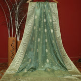 Tasneem Fabrics Women's Pure Chiffon Jacquard Dupatta - FBDY0002792