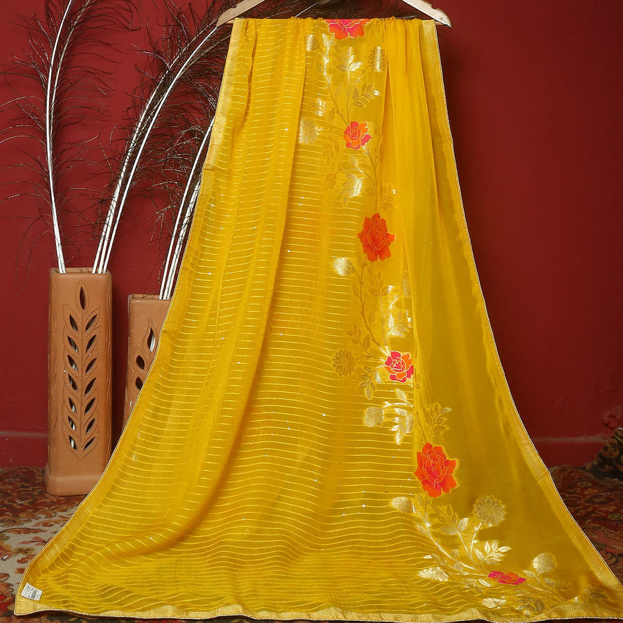 Pure Organza Jacquard-FBDY0002780 - Tasneem Fabrics