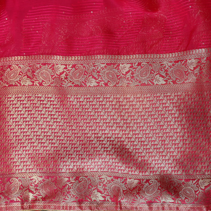 Pure Organza Jacquard-FBDY0002651 - Tasneem Fabrics