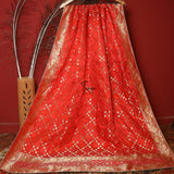 Tasneem Fabrics Women's Pure Gaji Silk Jacquard Dupatta - FBDY0002644