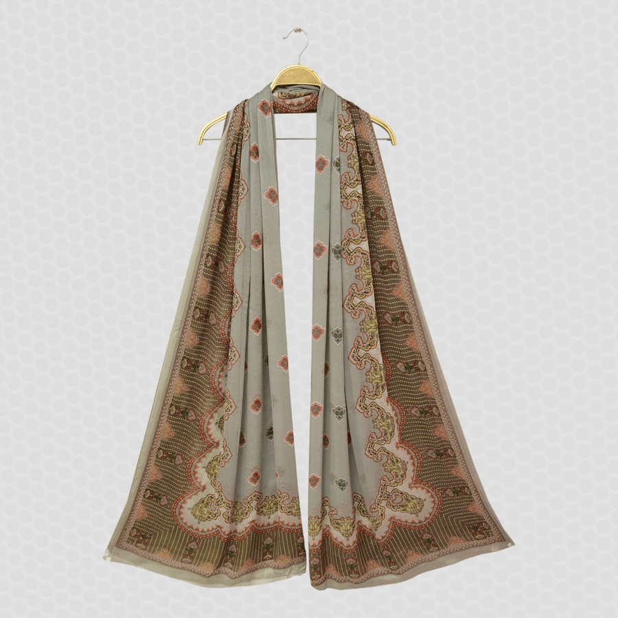 Tasneem Fabrics Women's Printed Crinkle Dupatta - MDPR0003508