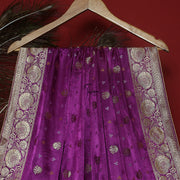 FBDY0002521-Pure Gaji Silk Jacq. Bandhni - Tasneem Fabrics