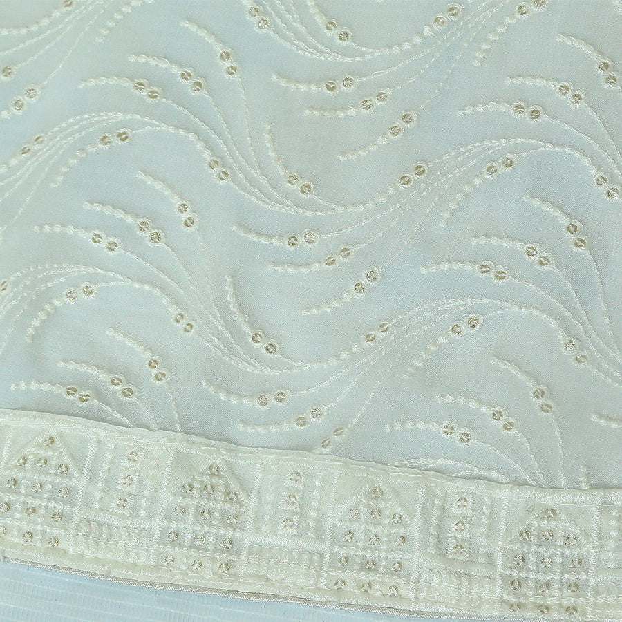 Pure Chiffon Jacquard-FBEM0000848 - Tasneem Fabrics